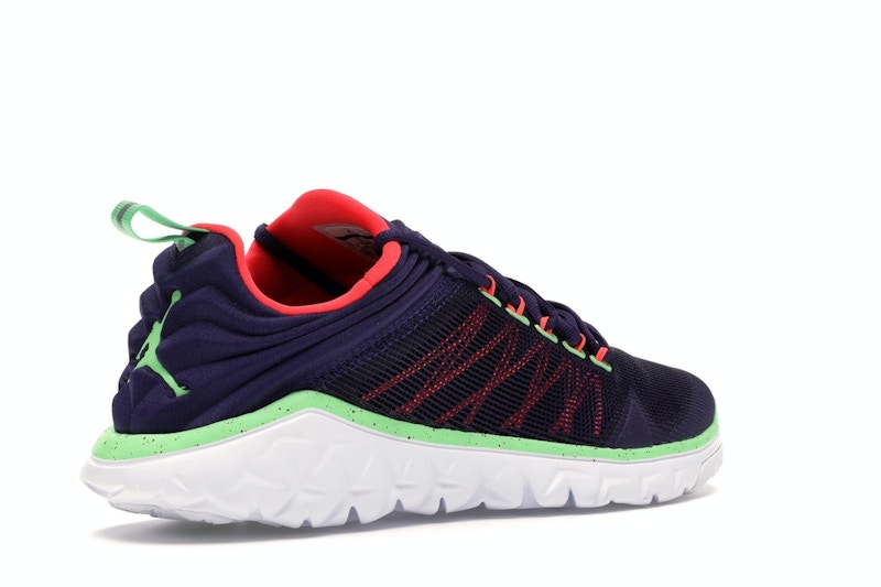 Jordan Flight Flex Trainer Ink/Lt Psn Green-Infrrd 23-White