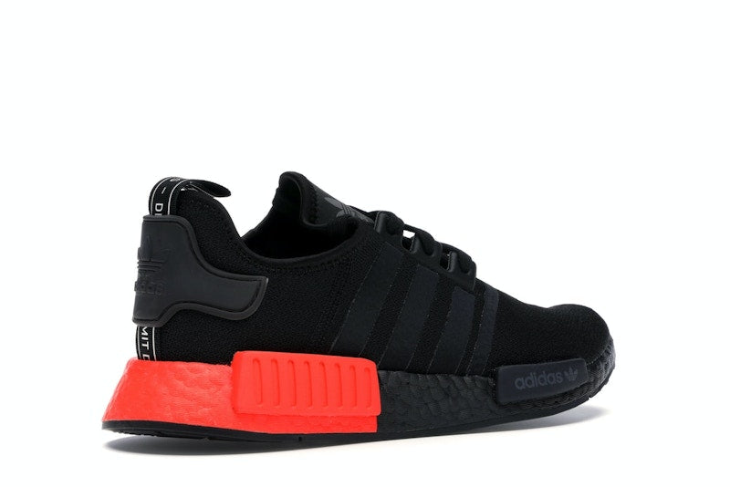 adidas NMD R1 Core Black Solar Red