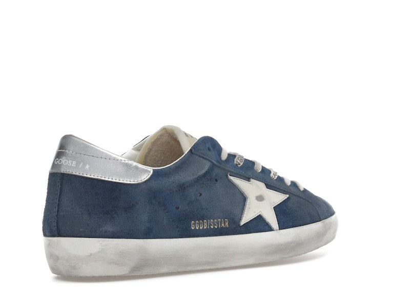 Golden Goose Super-Star Aviator Blue Cream Silver