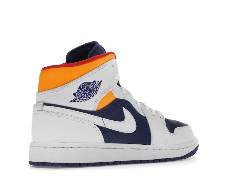 Jordan 1 Mid Royal Blue Laser Orange