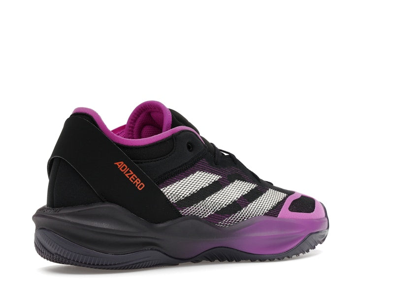 adidas Adizero Select 2.0 Low Core Black Purple Burst Aurora Black