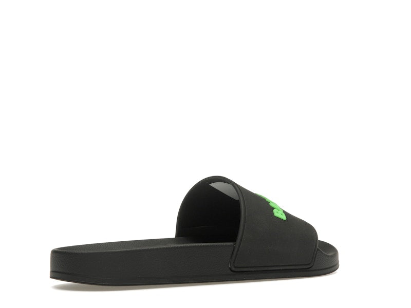 Balenciaga Pool Slide Black Fluo Green (Women's)