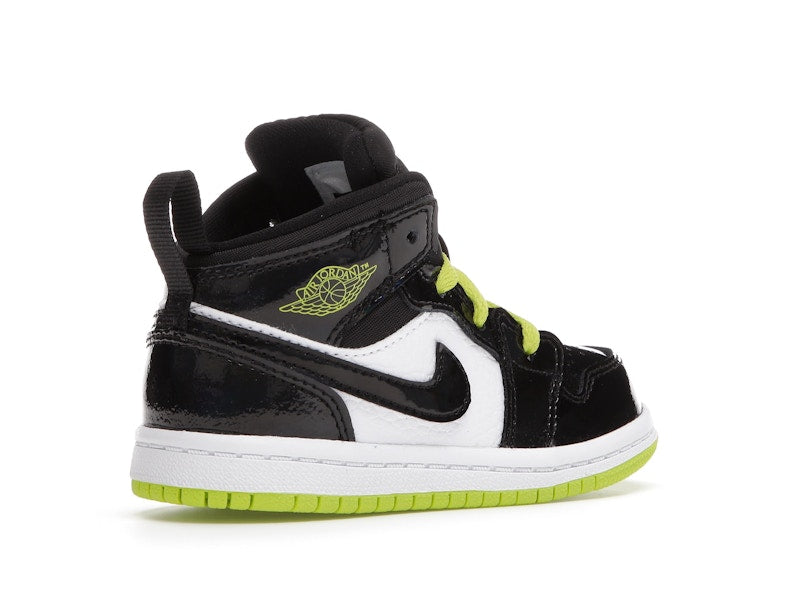 Jordan 1 Mid Black Cyber Mystic Green (TD)