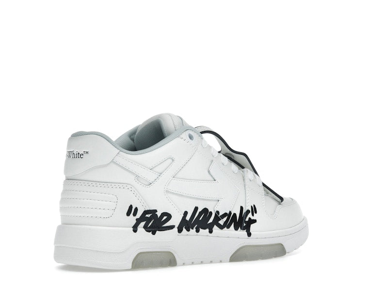 OFF-WHITE Out Of Office OOO Low Tops For Walking White Black (Women's)