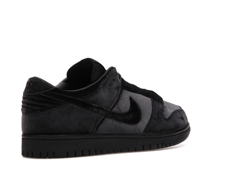 Nike Dunk Low Dover Street Market Triple Black Velvet