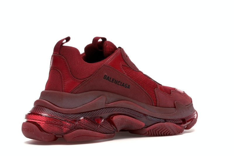 Balenciaga Triple S Burgundy Red