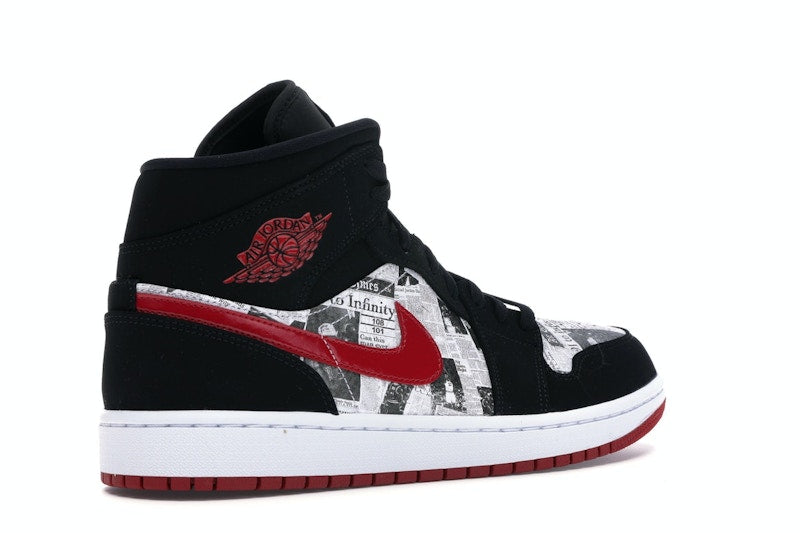Jordan 1 Mid Newspaper Air Times