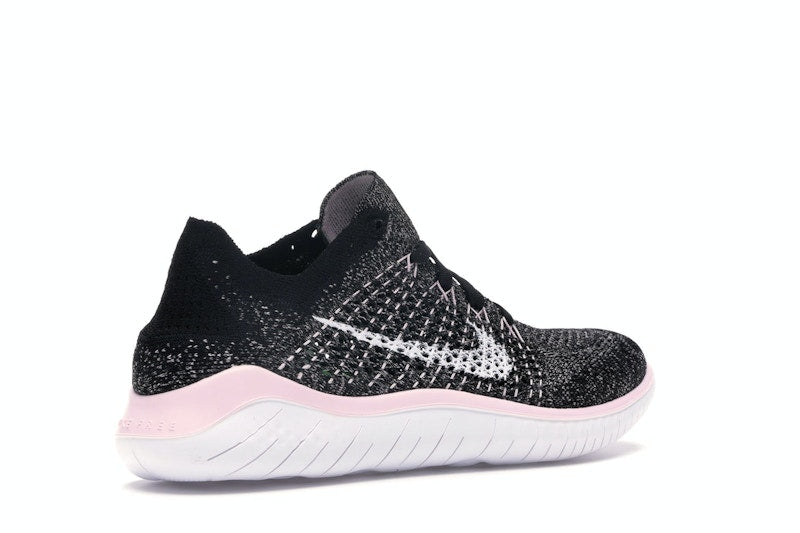 Nike Free RN Flyknit 2018 Black Pink Foam (Women's)