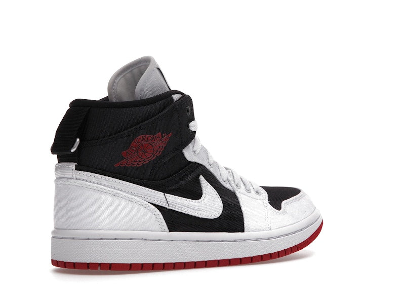 Jordan 1 Mid SE Utility Canvas White Black Gym Red (Women's)