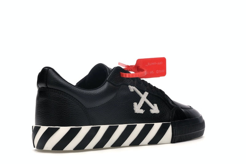 OFF-WHITE Vulc Low Black Leather FW19