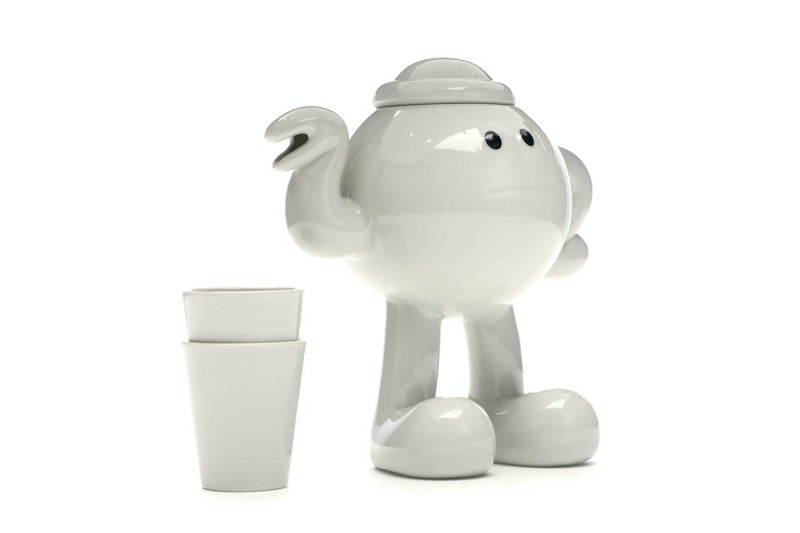 James Jarvis Glazed Porcelain Teapot White