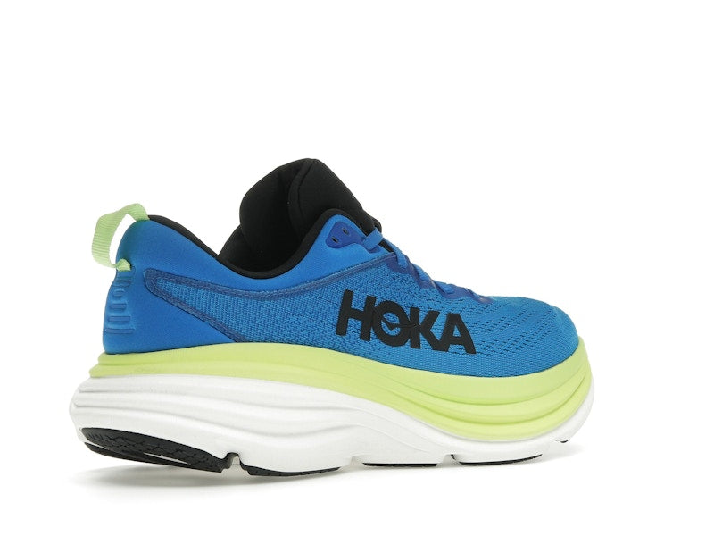 Hoka One One Bondi 8 Electric Cobalt Lettuce