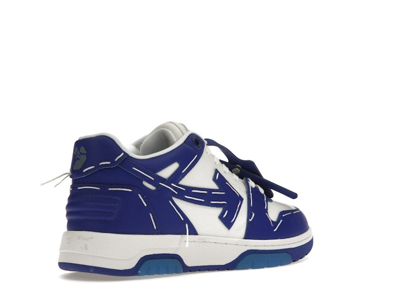 OFF-WHITE Out Of Office Sartorial Stitching White Dark Blue