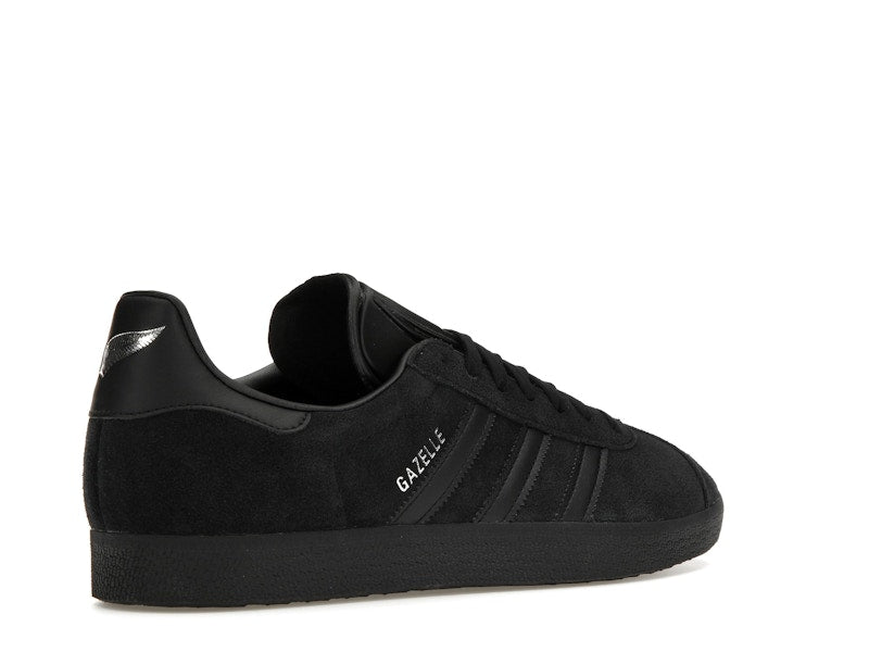 adidas Gazelle All Black Silver Metallic
