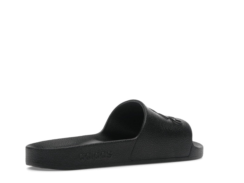 adidas Adilette Aqua Slides Core Black Logo