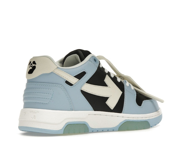 OFF-WHITE Out Of Office OOO Low Tops Light Blue Black