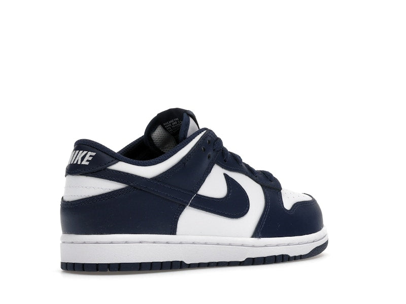 Nike Dunk Low White Midnight Navy (PS)