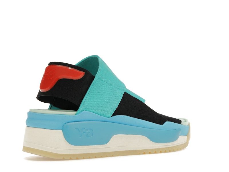 adidas Y-3 Hokori Sandal Black Mint Cyan
