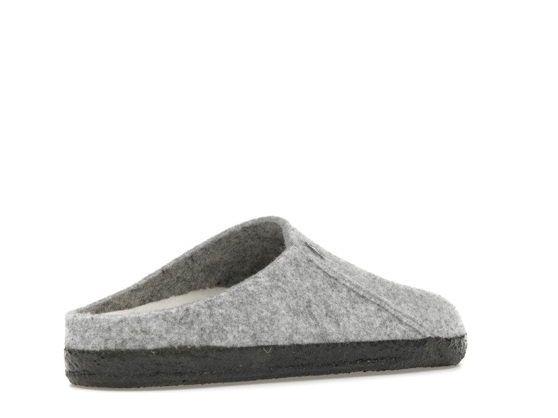 Birkenstock Zermatt Shearling Clog Wool Felt Light Gray