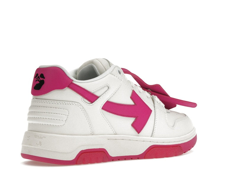 OFF-WHITE Out Of Office Calf Leather White Fuchsia (Women's)