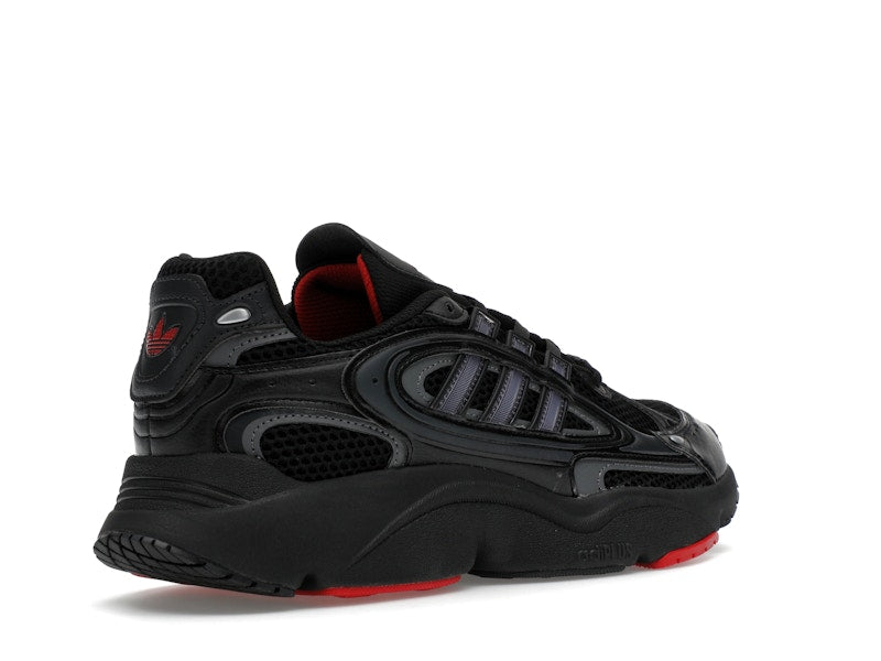 adidas Ozmillen Core Black Grey Better Scarlet