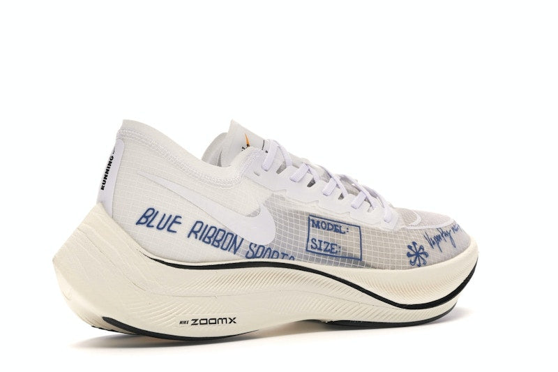Nike ZoomX Vaporfly Next% Blue Ribbon Sports White