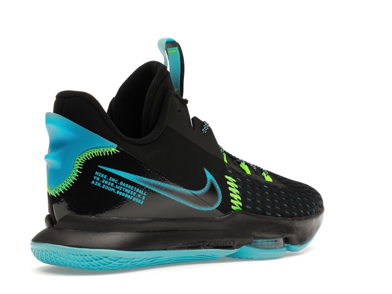 Nike LeBron Witness 5 Black Light Blue Fury