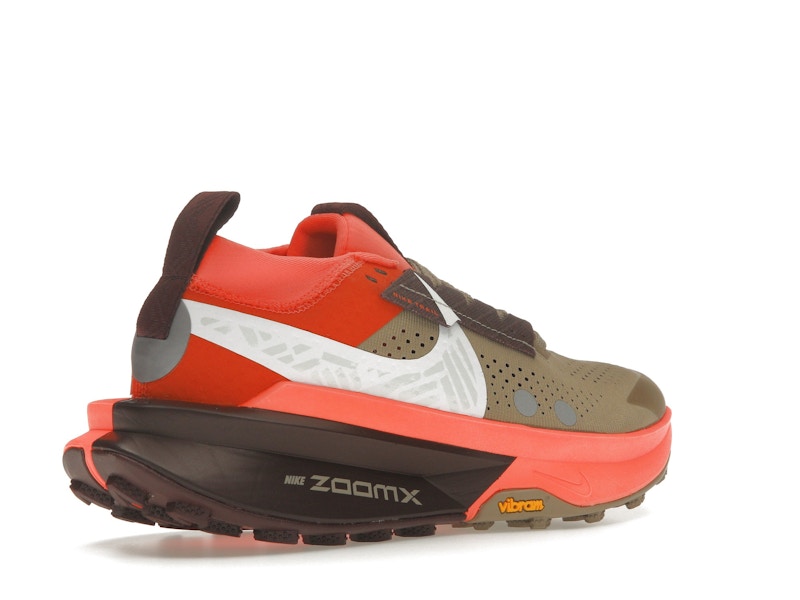 Nike ZoomX Zegama 2 Khaki Hyper Crimson Burgundy Crush White
