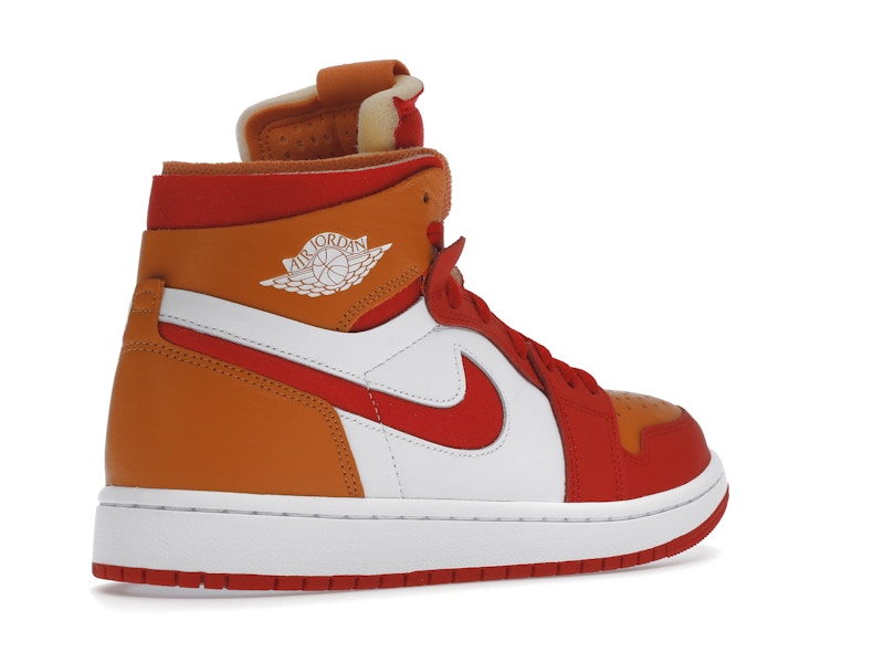 Jordan 1 High Zoom Air CMFT Fire Red Hot Curry (Women's)
