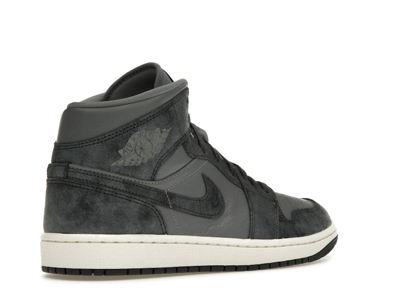 Jordan 1 Mid Distressed Smoke Grey (Women's)