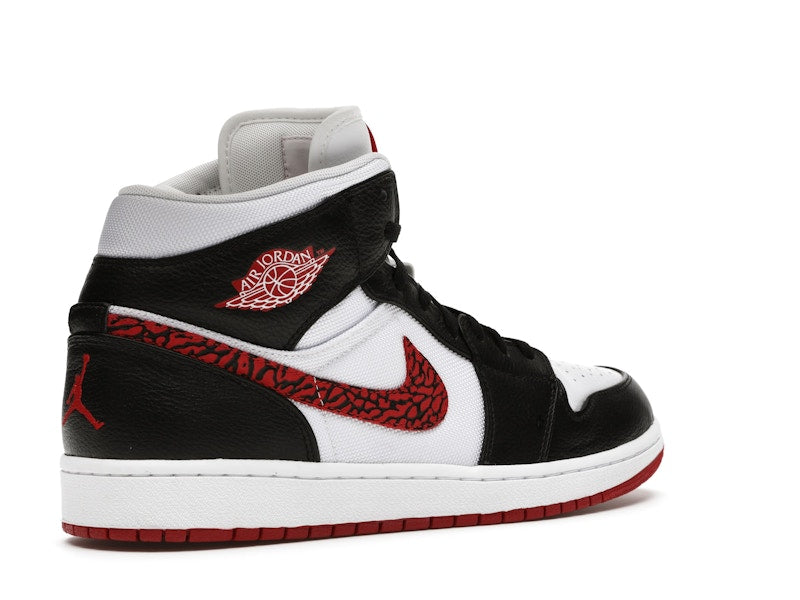 Jordan 1 Phat White Red Black (Elephant Print)