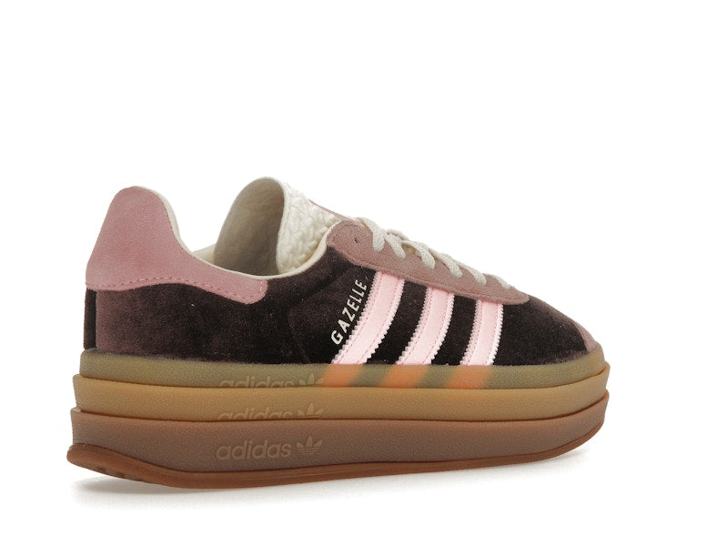 adidas Gazelle Bold Shadow Brown Warm Clay Glow Pink (Women's)