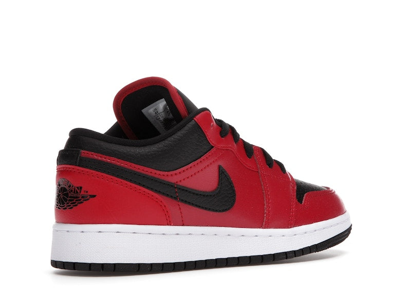 Jordan 1 Low Gym Red Black Pebbled (GS)