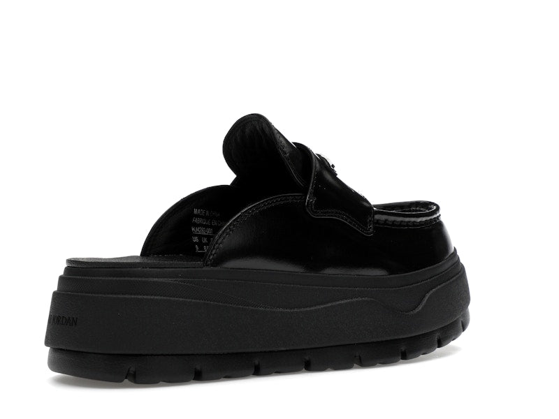Jordan Mule Black Metallic Silver (Women's)