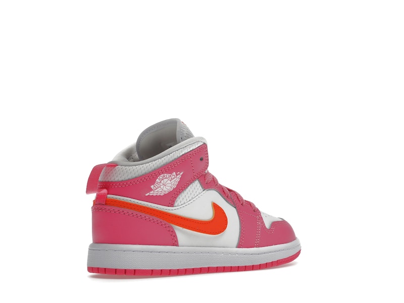 Jordan 1 Mid Pinksicle Safety Orange (PS)