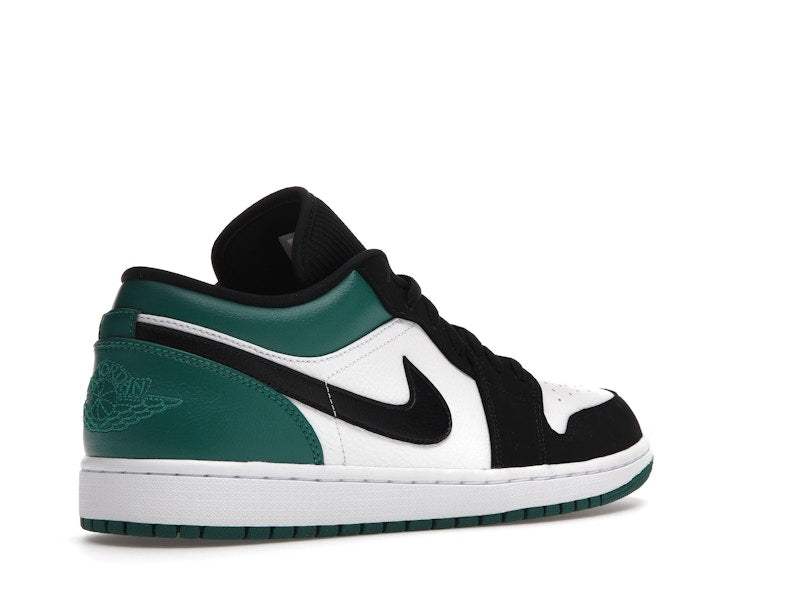 Jordan 1 Low White Black Mystic Green