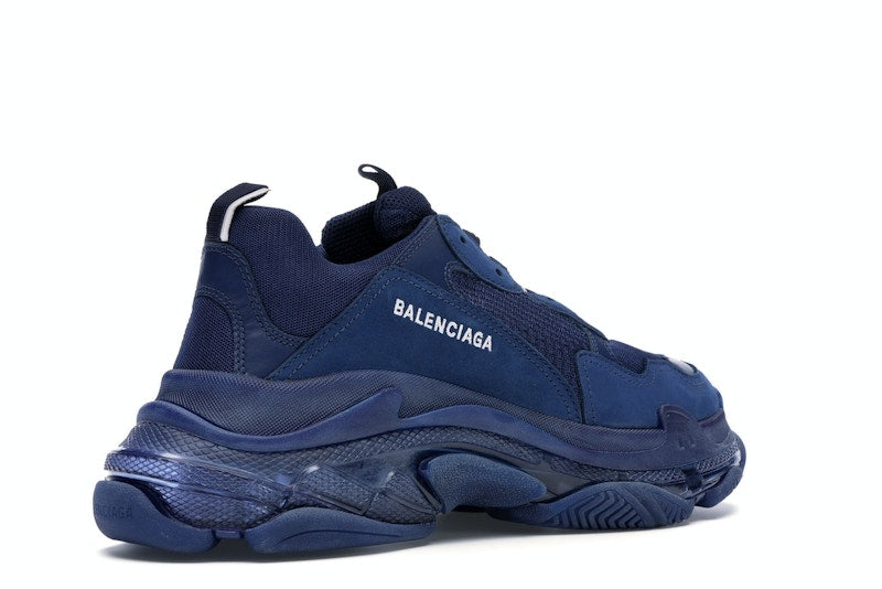 Balenciaga Triple S Clear Sole Navy