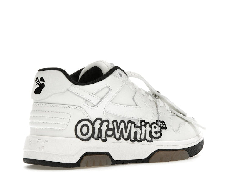 OFF-WHITE Out Of Office OOO Low Tops "Off-White" White Black