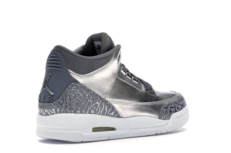 Jordan 3 Retro Premium Heiress Metallic Silver (GS)