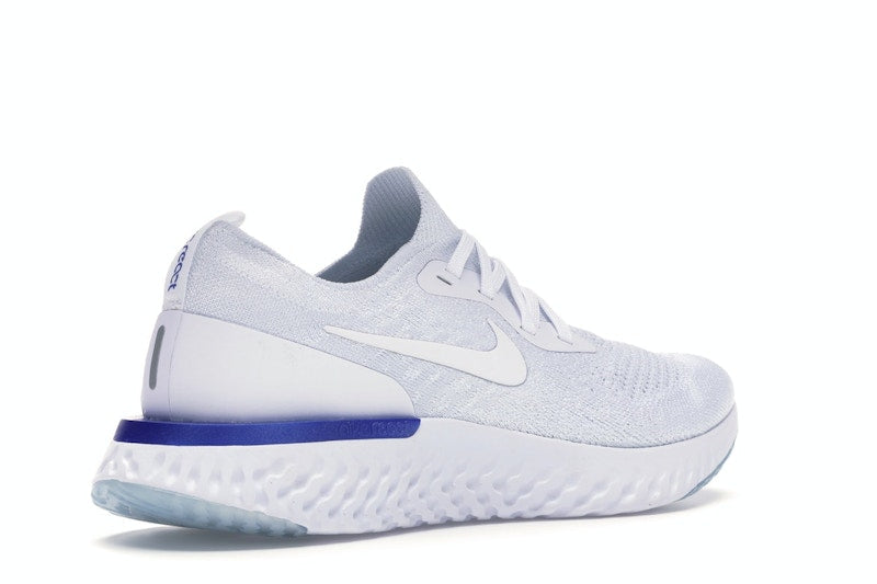 Nike Epic React Flyknit White Racer Blue (Women's)