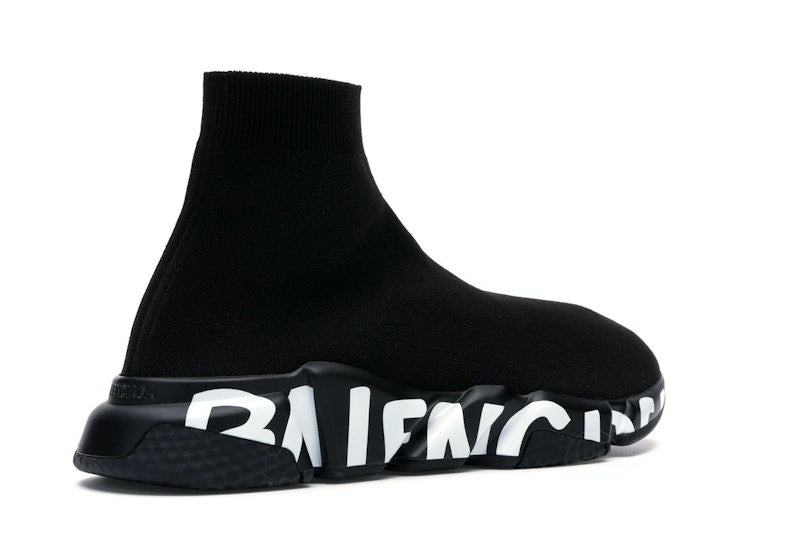 Balenciaga Speed Graffiti Trainers Black