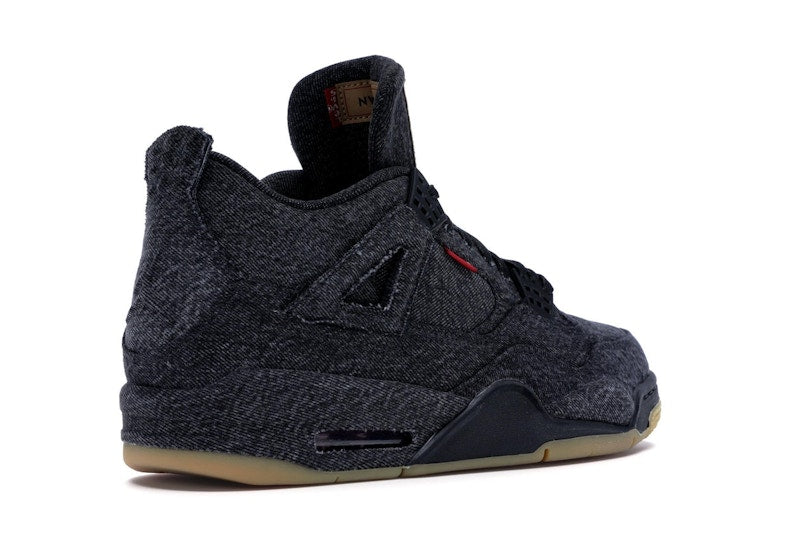 Jordan 4 Retro Levi's Black (Blank Tag)