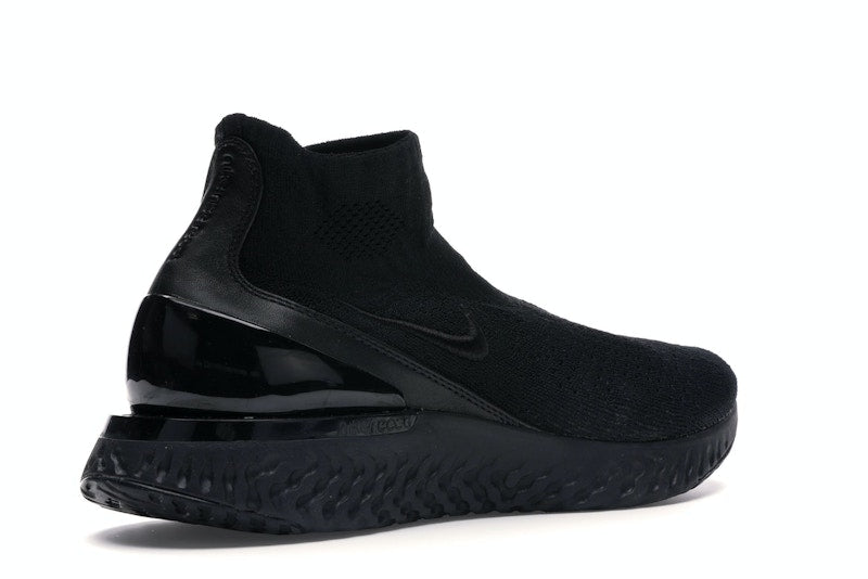 Nike Rise React Flyknit Triple Black