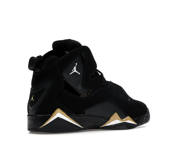 Jordan True Flight Black Metallic Gold White (GS)
