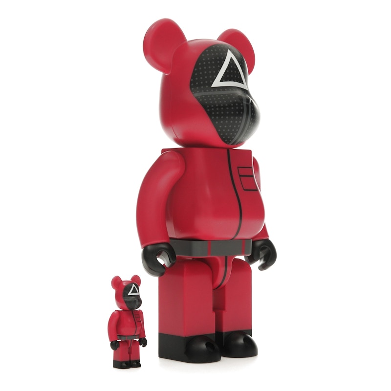 Bearbrick x Squid Game Guard (Triangle) 100% & 400% Set