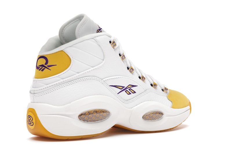 Reebok Question Mid Yellow Toe