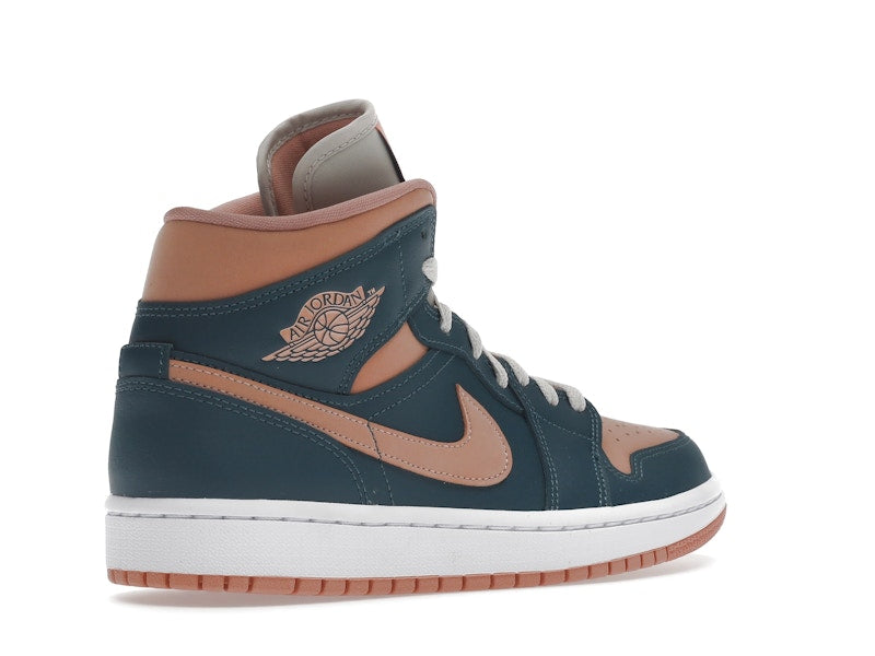 Jordan 1 Mid Dark Teal Green (Women's)