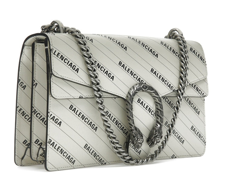 Gucci x Balenciaga The Hacker Project Small Dionysus Bag White