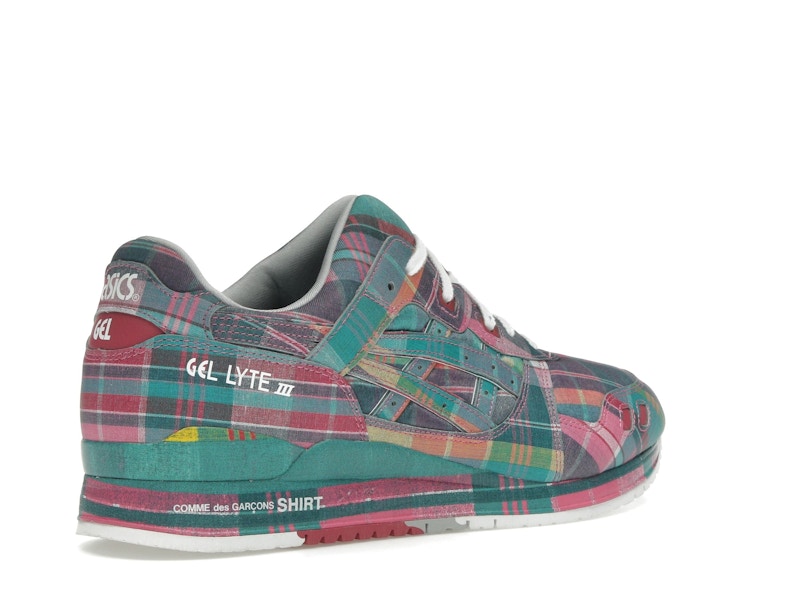 ASICS Gel-Lyte III '07 Remastered Comme des Garçons SHIRT Pink Plaid