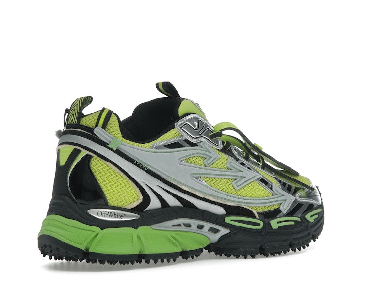 OFF-WHITE Be Right Back Silver Green Fluo